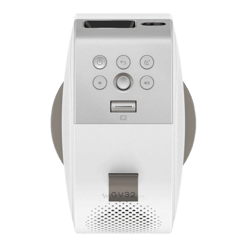 BenQ GV32 portable projector angled view