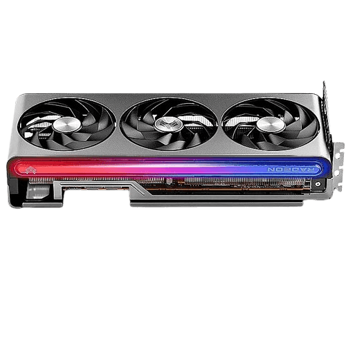 Sapphire NITRO+ RX 7800 XT 16GB graphics card back view