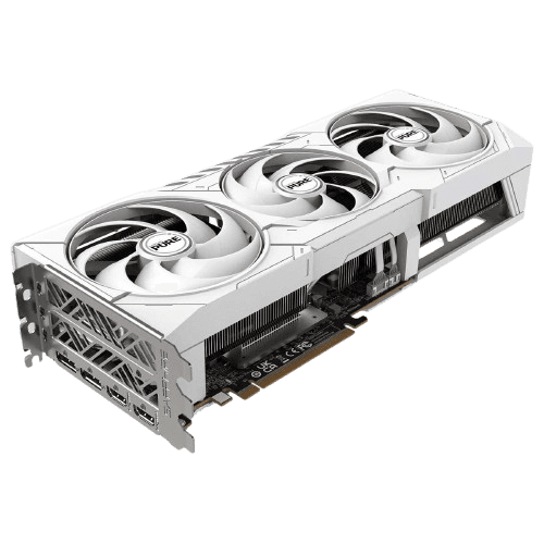 Sapphire PURE RX 9070 XT 16GB graphics card back view