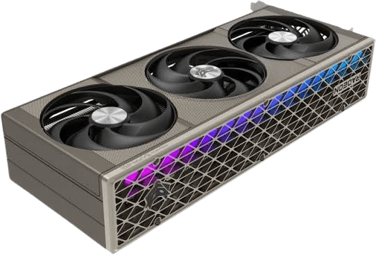 Sapphire NITRO+ RX 9070 XT 16GB OC back view