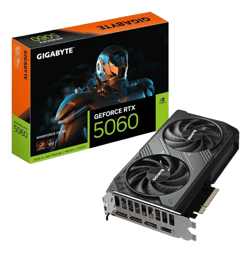 Gigabyte RTX 5060 WINDFORCE 8GB front view