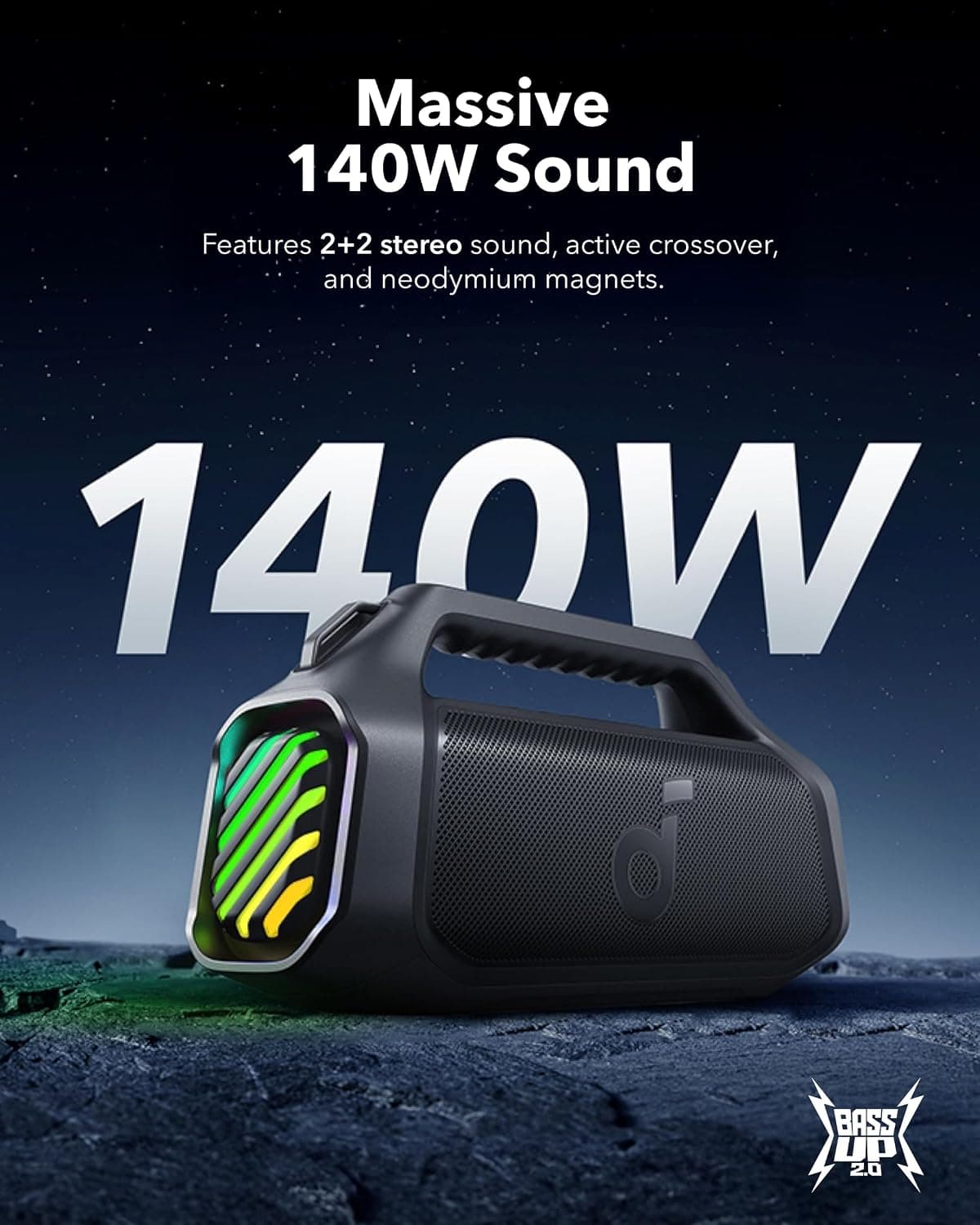 soundcore Boom 2 Plus 140W BassUp speaker