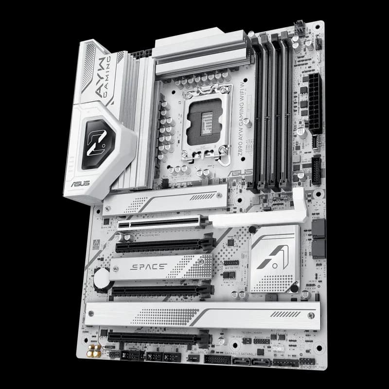ASUS Z890 AYW Gaming WiFi W front view