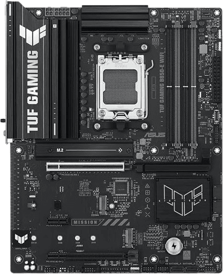 ASUS TUF Gaming B850-E WiFi M.2 storage slots