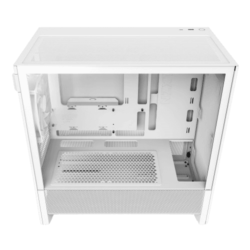NZXT H3 Flow Micro-ATX Mid-Tower Case | White