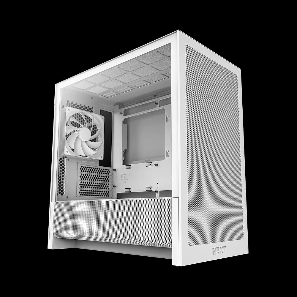 NZXT H3 Flow Micro-ATX Mid-Tower Case | White