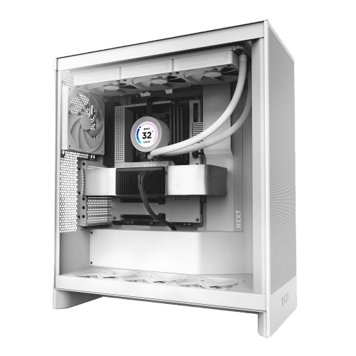 NZXT H7 Flow Mid-Tower ATX Case | White