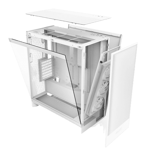 NZXT H7 Flow Mid-Tower ATX Case | White