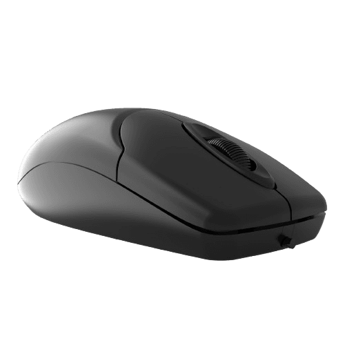 Acer OMW316 BK Wired USB Mouse | 1200 DPI | 3-Button | Black