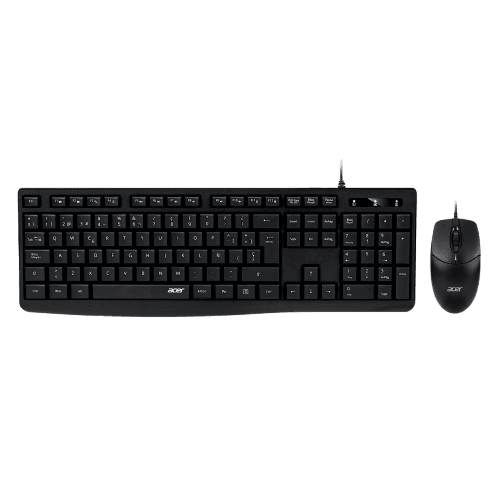Acer EAK040 BK Wired Keyboard & Mouse Combo | USB | 1200 DPI