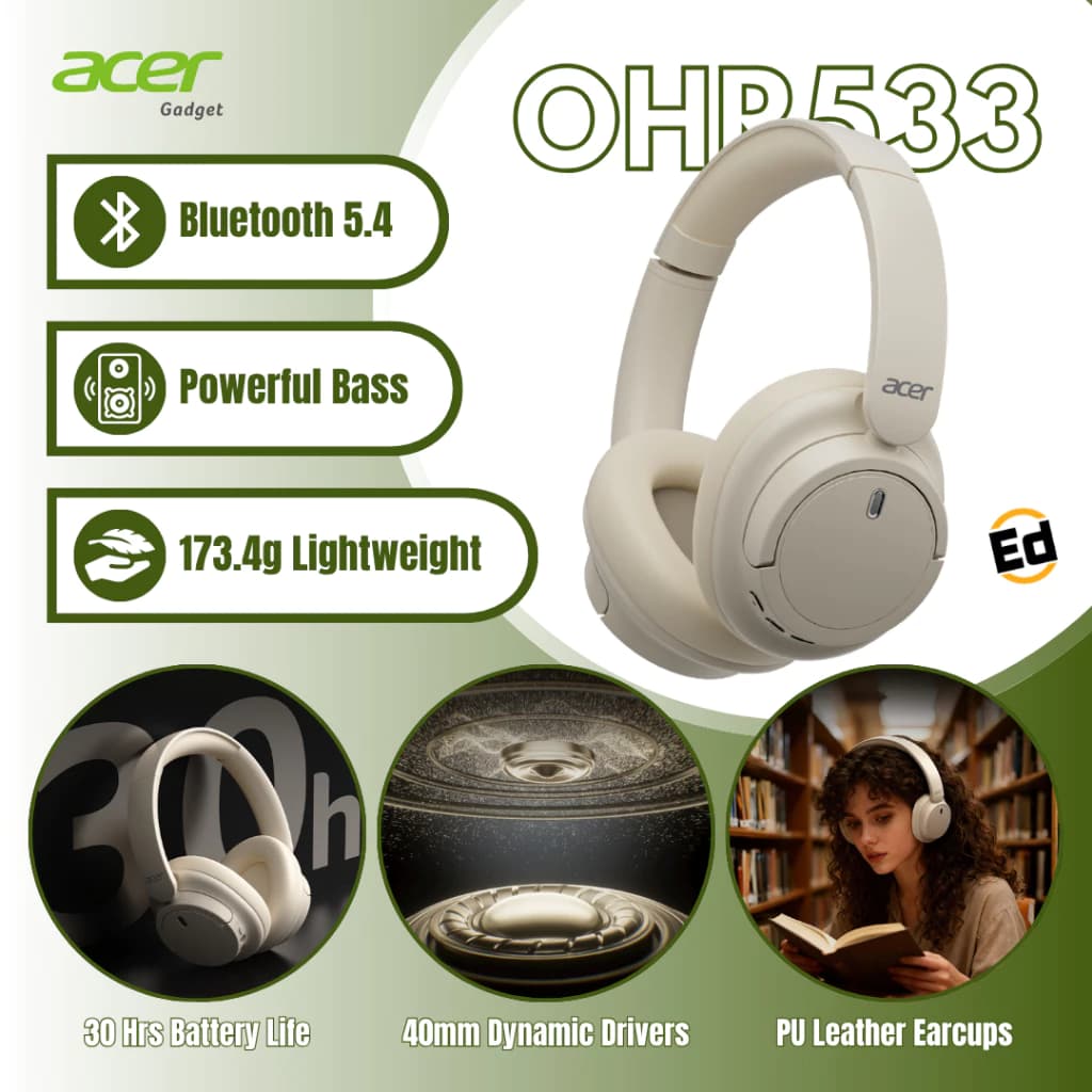 Acer OHR533 300mAh Bluetooth headset