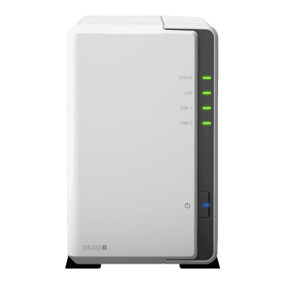 Synology DiskStation DS223j rear ports