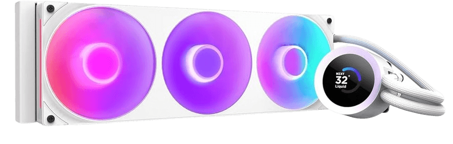 NZXT Kraken Plus 360 RGB V2 | White 360mm AIO CPU Cooler with 1.54" LCD