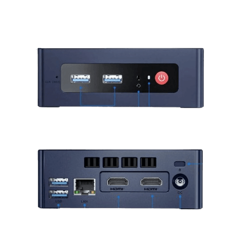 Beelink Intel N5030 Mini PC front view