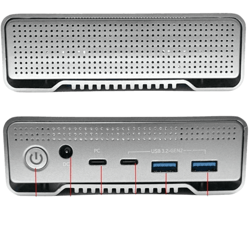 Avolusion PRO-G1 Series 8TB USB 3.2 Gen 2 USB-C External Hard Drive