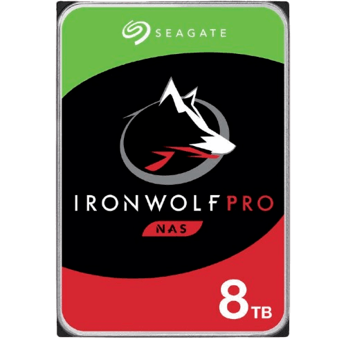 Seagate IronWolf Pro 8TB 3.5-inch SATA 7200RPM 256MB NAS HDD