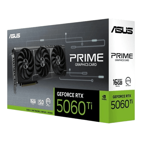 ASUS Prime NVIDIA GeForce RTX 5060 Ti 16GB GDDR7 Graphics Card