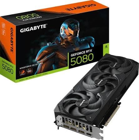 Gigabyte GeForce RTX 5080 WINDFORCE OC SFF 16GB GDDR7 Graphics Card