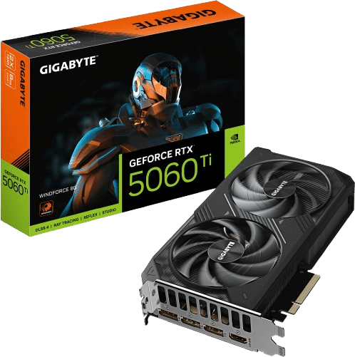 Gigabyte GeForce RTX 5060 Ti WINDFORCE 8GB GDDR7 Graphics Card