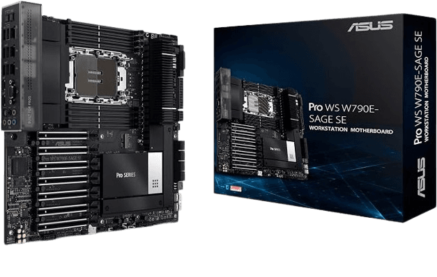 ASUS Pro WS W790E-SAGE SE Intel W790 EEB Workstation Motherboard