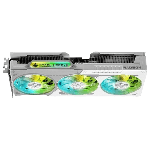 ASRock RX 9060 XT Steel Legend 16GB display ports
