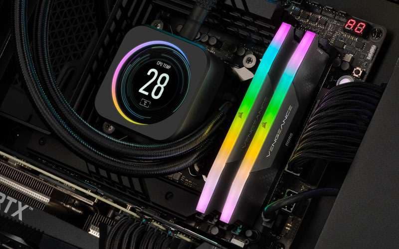CORSAIR VENGEANCE RGB 32GB DDR5 RAM box