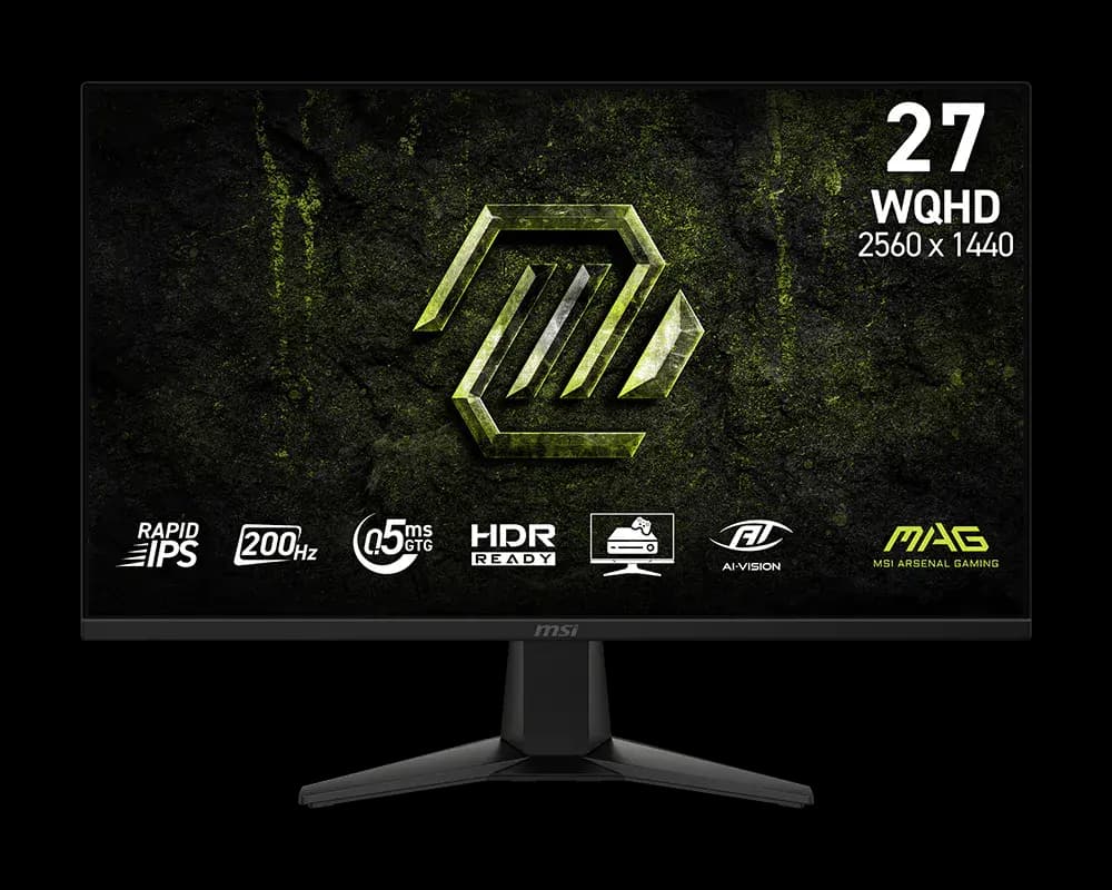 MSI 27" QHD Rapid IPS | 200Hz | 0.5ms | Gaming Monitor
