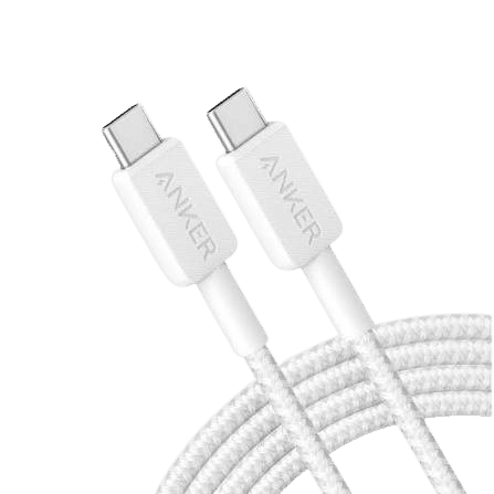 Anker 322 USB-C to USB-C Cable | 6ft Braided | 60W