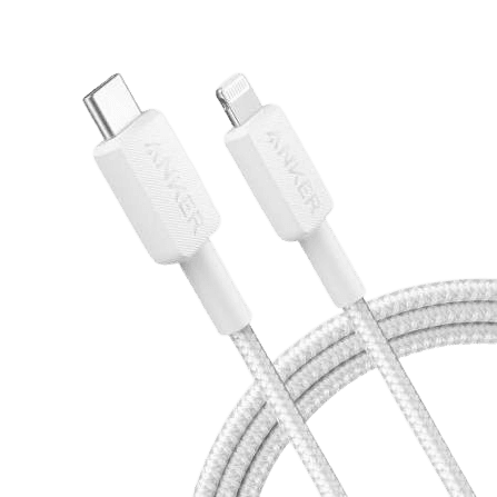 Anker 322 USB-C to Lightning Cable | 3ft Braided | 60W